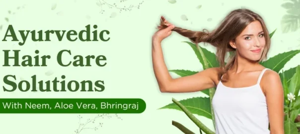 Ayurvedic Haircare Solutions with Neem, Aloe Vera, and Bhringraj